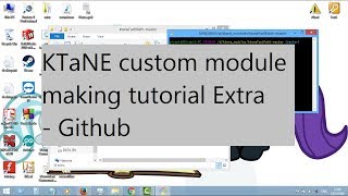 KTaNE custom module making tutorial Extra - Github