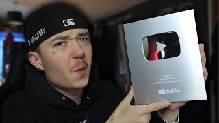 Unboxing My 100K Subscriber Silver Award!