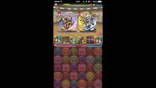 【パズドラ】チャレンジダンジョンLv７　大喬小喬PT【3400万DL達成記念イベント】