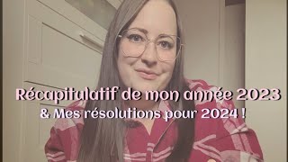 Récap de mon année 2023 \u0026 Mes défis/objectifs pour 2024 ! ✨️🩷