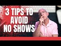 3 Tips To Avoid No Show Appointments | Sales Training