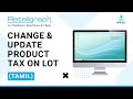 Change product tax and update it on lot in RetailGraph Software (TAMIL)