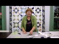 make an easy prairie flower quilt with jenny doan of missouri star video tutorial