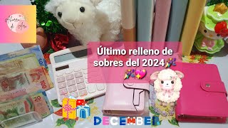 Último relleno de sobres del 2024 💖🍀🎉💰🐑#sistemadesobres