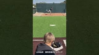 山本由伸のピッチング　審判目線で　#Dodgers #baseball  #MLB #山本由伸　#銃声ピッチング