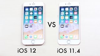 iOS 12 Vs iOS 11.4 On iPHONE 6S! (Comparison) (Review)