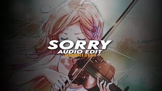 Sorry - Halsey [Edit Audio]