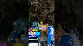 Temple inside a Cave 😯 #kanchanaburi #thailand