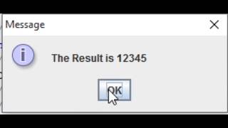 Taking GUI Input from The User Java