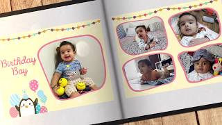 Baby Photo Albums | Baby's First Birthday Photo Books - Creative Digital Flame