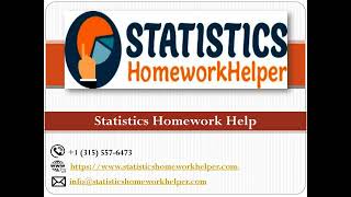 Statistics Homework Help