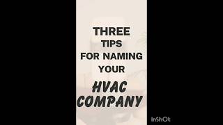 HVAC Company Names: 3 Tips   #hvac #hvacbusiness #hvactech #hvaclife #hvacr #hvacgreatness #hvacPete