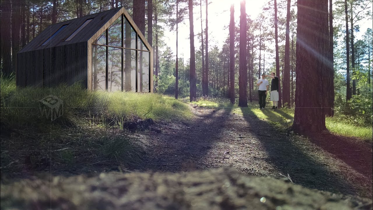 Photoshop Lumion 8 Cabin In The Woods Photoshop Lumion 8 Cabin In The Woods