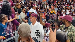 Beto O'Rourke attends 2022 Texas Southern University vs Jackson State University Football Game