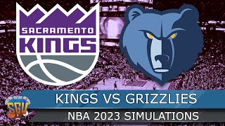 Sacramento Kings vs Memphis Grizzlies - NBA Today 1/23 Full Game Highlights | NBA 2K23 Sim