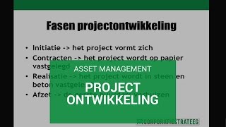 Asset Management: projectontwikkeling