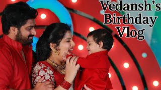 Vedansh 1st birthday || carnival theme || Anniversary ||Sisterthings