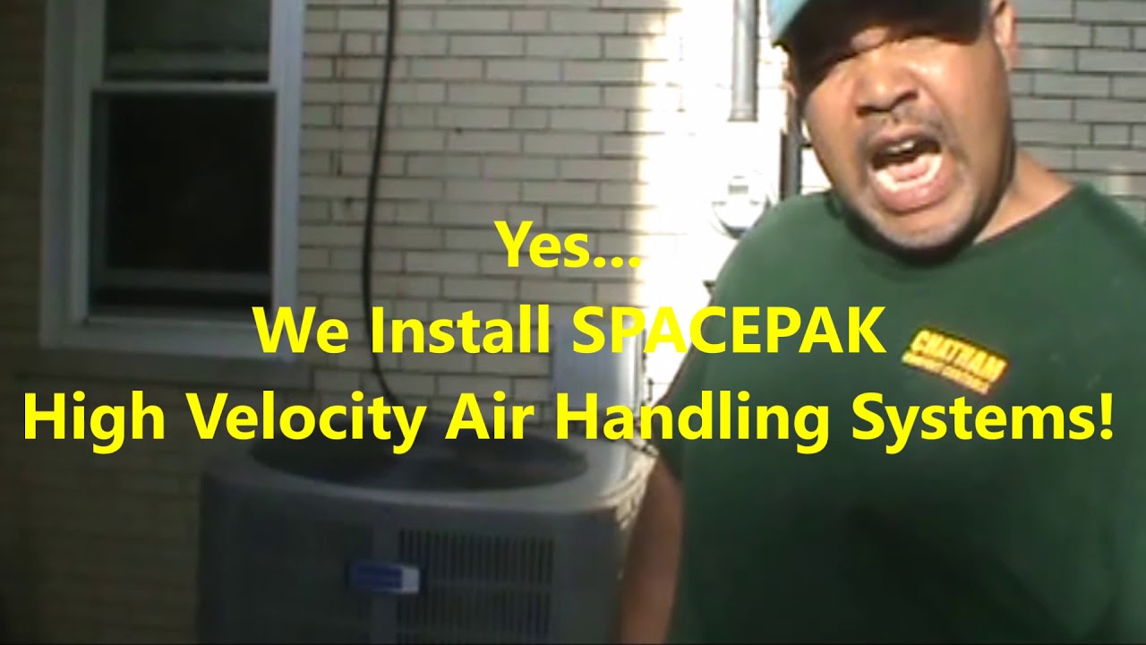5 Ton A C Unit Spacepak High Velocity Air Handling System