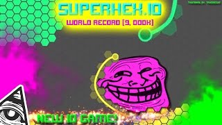 NEW IO GAME!! EPIC DOMINATION IN SUPERHEXIO [Superhex.io Gameplay] Funny