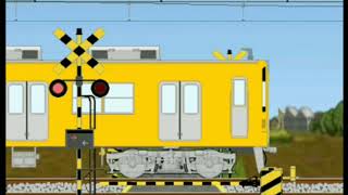 Railroad Crossing Play And Train TKG 7