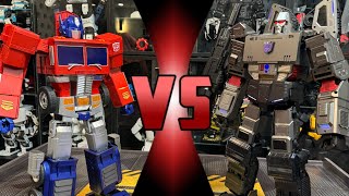 Megatron Robosen VS Optimus Prime - ROBOT DEATH BATTLE!