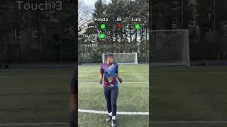 3 Touch Challenge #soccer #football #shorts