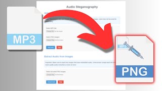 Audio-Image Steganography | Hiding Audio in Images | Demo