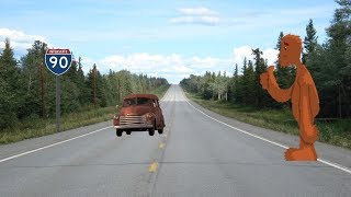 Squatch on the freeway?