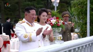 北朝鮮 「金正恩同志、朝鮮人民革命軍創建90周年慶祝行に参加した指揮官祝賀 (김정은동지 혁명군창건 90돐 경축행사에 참가한 지휘관들을 축하)」 KCTV 2022/04/26 日本語字幕付き