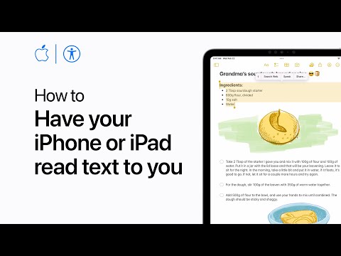 How to have your iPhone or iPad read text to you Apple Support