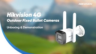 Hikvision 4G Bullet Camera Unboxing \u0026 Demonstration