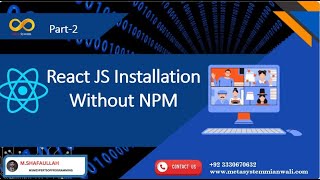 React JS Tutorial For Beginner | React JS Without Installation NPM | React With CDN