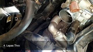 Bongkar Throttle body & intercooler Hyundai Santafe DM  (part1)