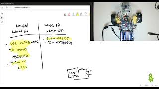 Barnabas Rover: S2E9A - How to combine ultrasonic sensor with light sensor  Arduino Uno