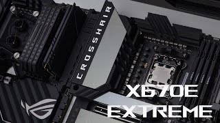 ASUS ROG X670E CROSSHAIR EXTREME WITH RYZEN 9 7950X UNBOX AND POTENTIAL FIRST BOOT ISSUE
