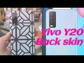 Vivo Y20 Y12 Back skin🔥😜 Lamination wrapping sticker paper #shorts #youtubeshorts #mobileskinsticker