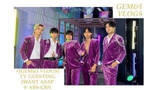 [🔴GEM&I VLOGS] TV GUESTING | IWANT ASAP @ ABS-CBN