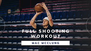 FULL Shooting Workout w/ 3x NBA Dunk Champ Mac McClung – Unique Drills for Balance & Coordination!