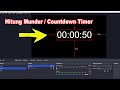 Tutorial cara menambahkan countdown di obs / cara membuat hitung mundur di obs studio