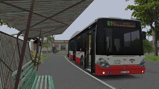 SIMT MHD | (fiktivní) Irisbus Citelis 12m CNG DPmÚL #70​ na lince 61 směr Hl. nádraží