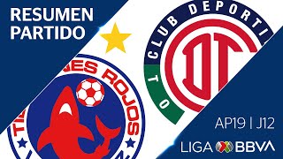 Resumen y Goles | Veracruz vs Toluca | Jornada 12 - Apertura 2019 | Liga BBVA MX