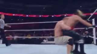 WWE RAW 9/8/14 John cena almost Kills Seth Rollins!!!