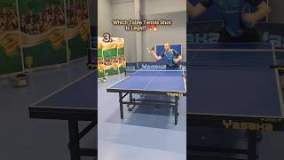 Which table tennis shot is legal? #tabletennis #pingpong