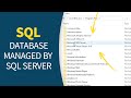 SQL Tutorial - Creating a managed database