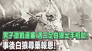 男子徵戰邊塞，遇到三足白狼出手相助！事後白狼尋藥報恩！ ｜道聽途說