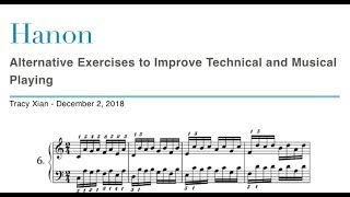 How to Practice Hanon Exercises More Than One Way