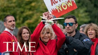 Jane Fonda Accepts BAFTA Award While Being Arrested For Protesting Inaction On Climate Change | TIME