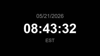 Live Clock Est Current Time