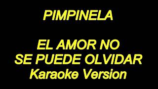 Pimpinela - El Amor No Se Puede Olvidar (Karaoke Lyrics) NUEVO!!