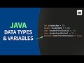 Java Tutorial - Basic data types and variables